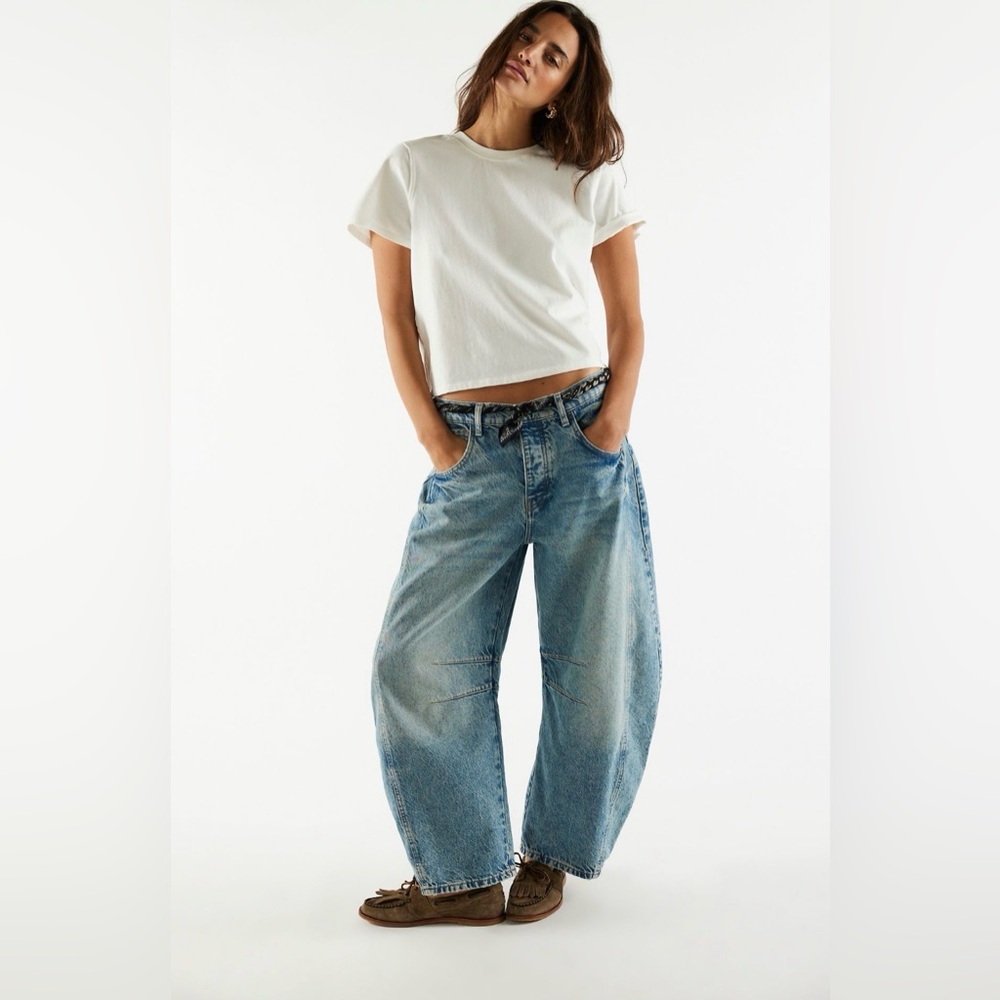 We The Free Boyfriend Jeans in Light Blue Wash